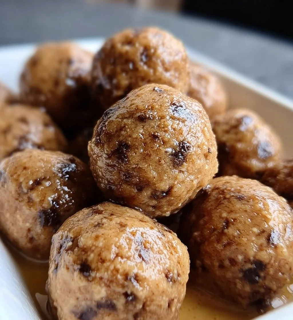 Delicious cookie dough protein balls ready to satisfy your cravings