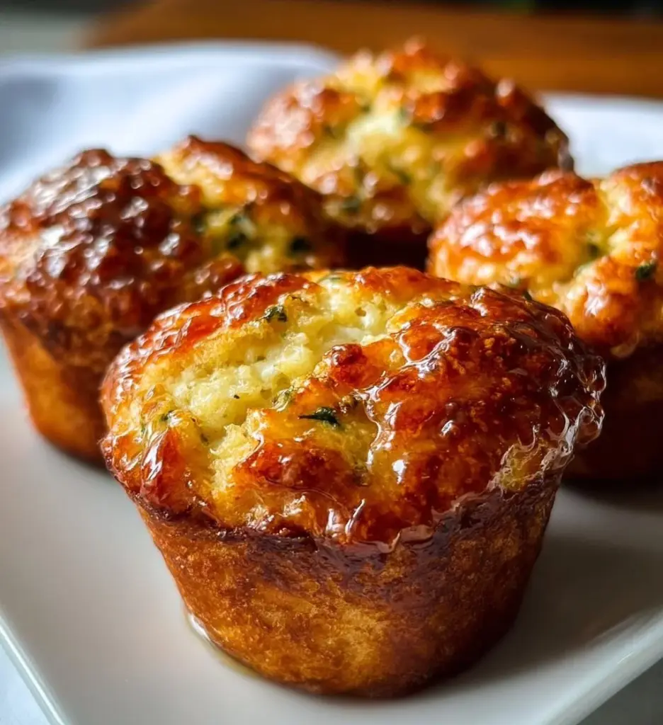 High protein cottage cheese muffins fresh out of the oven