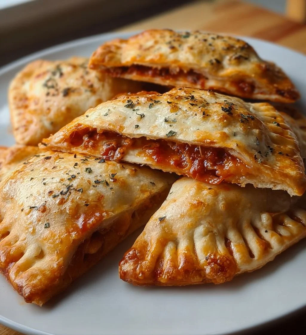 Delicious high protein pizza hot pockets ready to eat