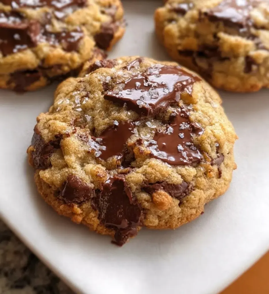 Low calorie chocolate chip cookies on a plate