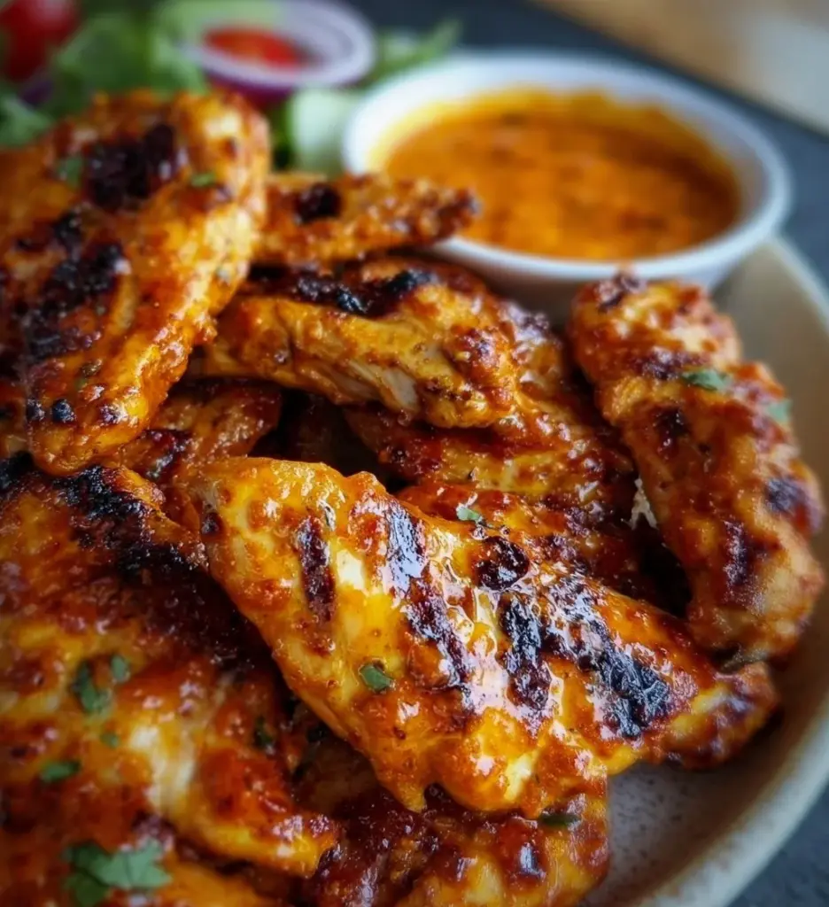 Delicious Nando's Peri Peri Chicken dish garnished with fresh herbs