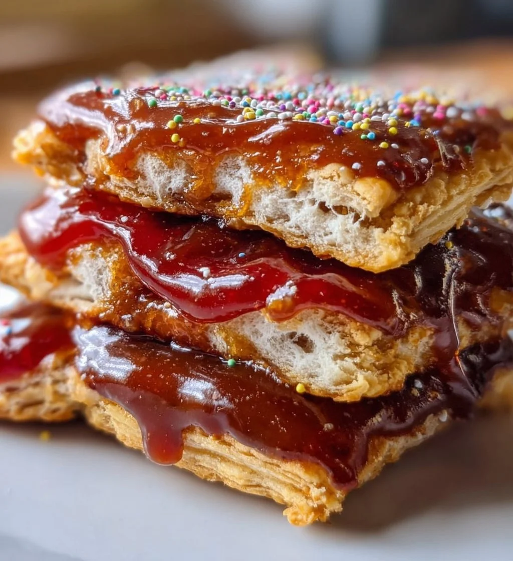 Homemade Protein Pop Tarts filled with protein-rich ingredients