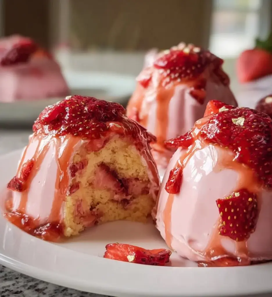 Strawberry Shortcake Easter Egg Bombs - Easy Spring Treat Recipe