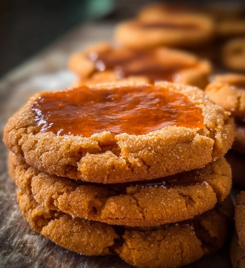 Delicious sweet potato pie cookies on a rustic wooden table